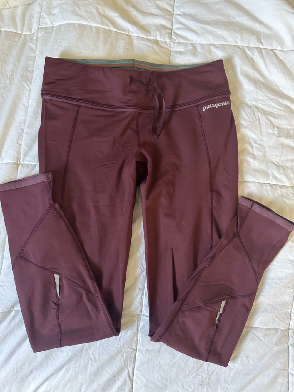 Patagonia Maroon W’s Peak Mission Tights